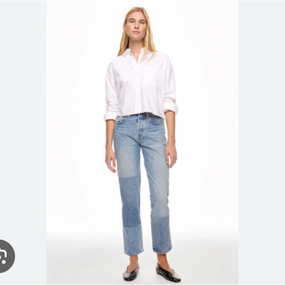 Levi's 501 High Rise Straight Leg Jeans